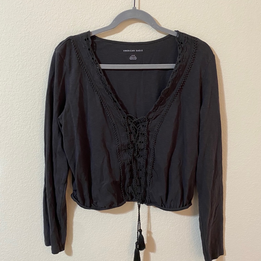 American Eagle Crop Top- L